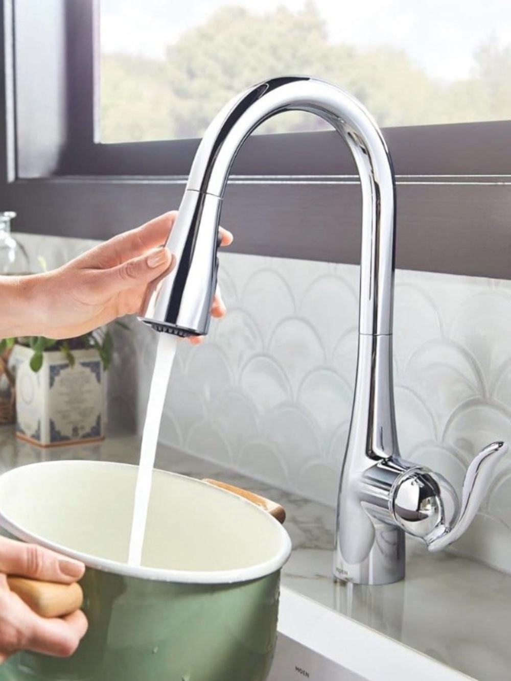 ⭐️ NEW ⭐️ Moen Arbor Chrome Single Handle Faucet 5995